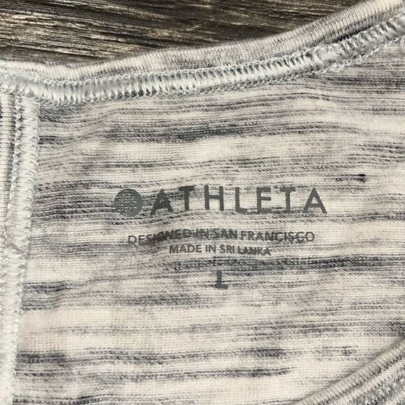 Athleta Grey Essence Spacedye Tie Back Tank - Picture 4 of 8